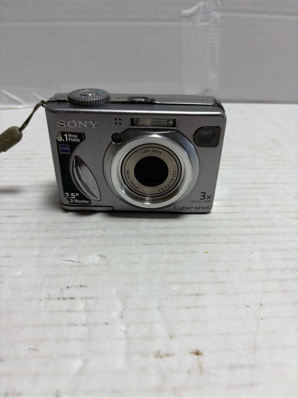 Sony Cyber-Shot DSC-W5 5.1MP Digital Camera Carl Zeiss 3x Optical Zoom Used JP